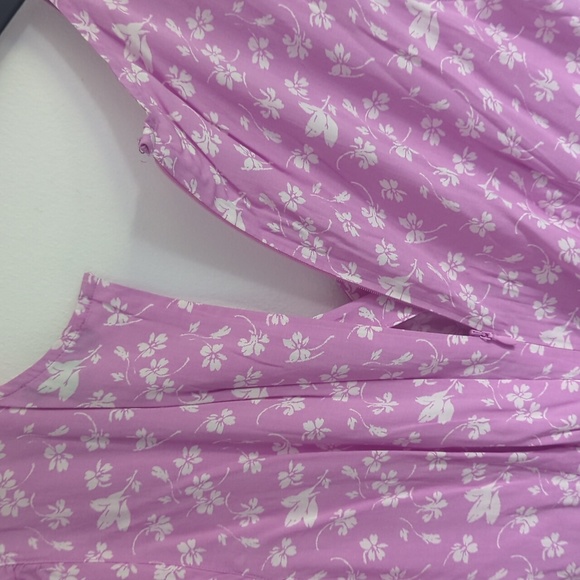 J.crew size 8 purple floral dress frill - Picture 10 of 10